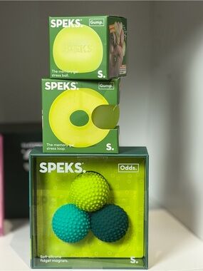 AUTHENTIC SPEKS Neon Green & Teal NEW BUNDLE OF 3